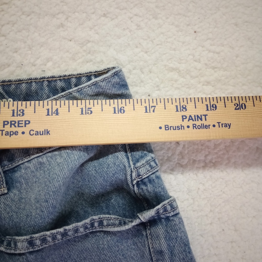 Rewash Low Pro Wide Leg Utility Jeans Blue Medium Wash Cotton Size 13/31 - Picture 4 of 9